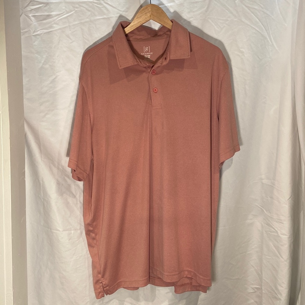 Collard shirt, Pink,XL